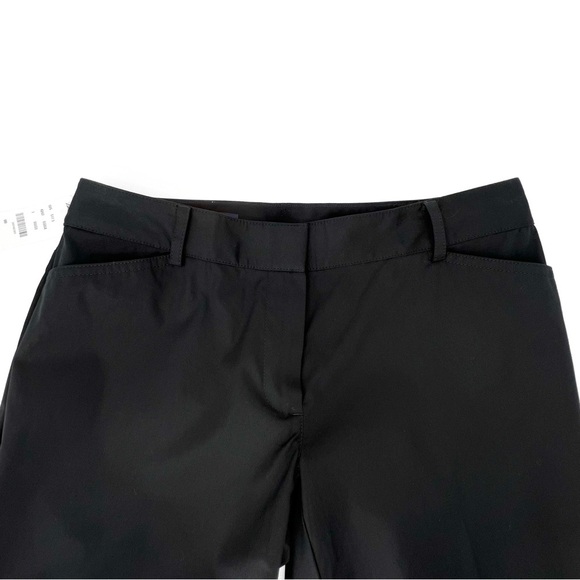 Brooks Brothers Black Cotton Women’s Pants Size 0 Lightweight Stretch New NWT - Picture 4 of 9